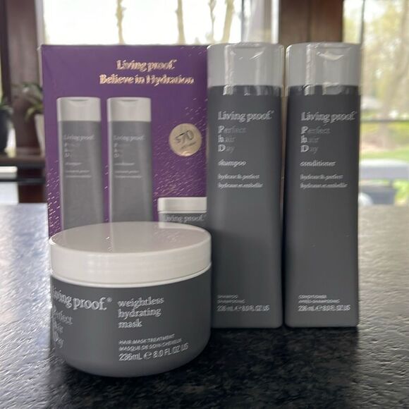 Living Proof Other - Living Proof Perfect Hair Day Hydration Trio shampoo, conditioner & mask